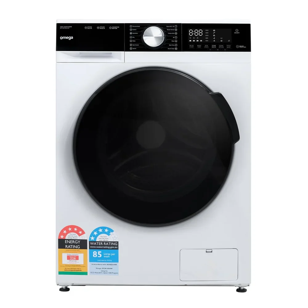 Omega 10kg Auto Dose Front Load Washing Machine - Image 3