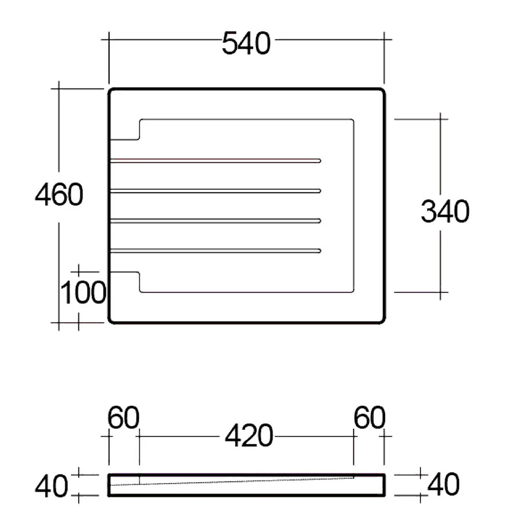 1901 Fluted Drainer - Image 2
