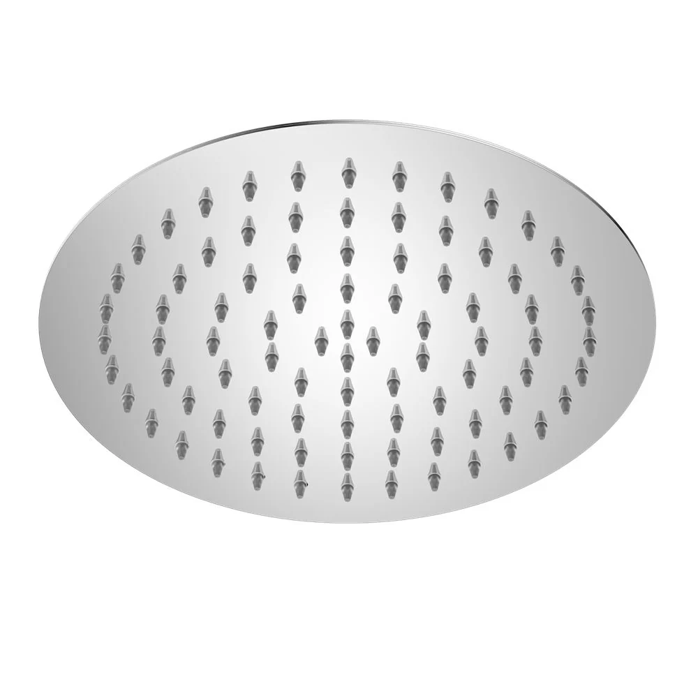 Nero 250mm Round Stainless Steel Shower Head - Chrome - Image 3