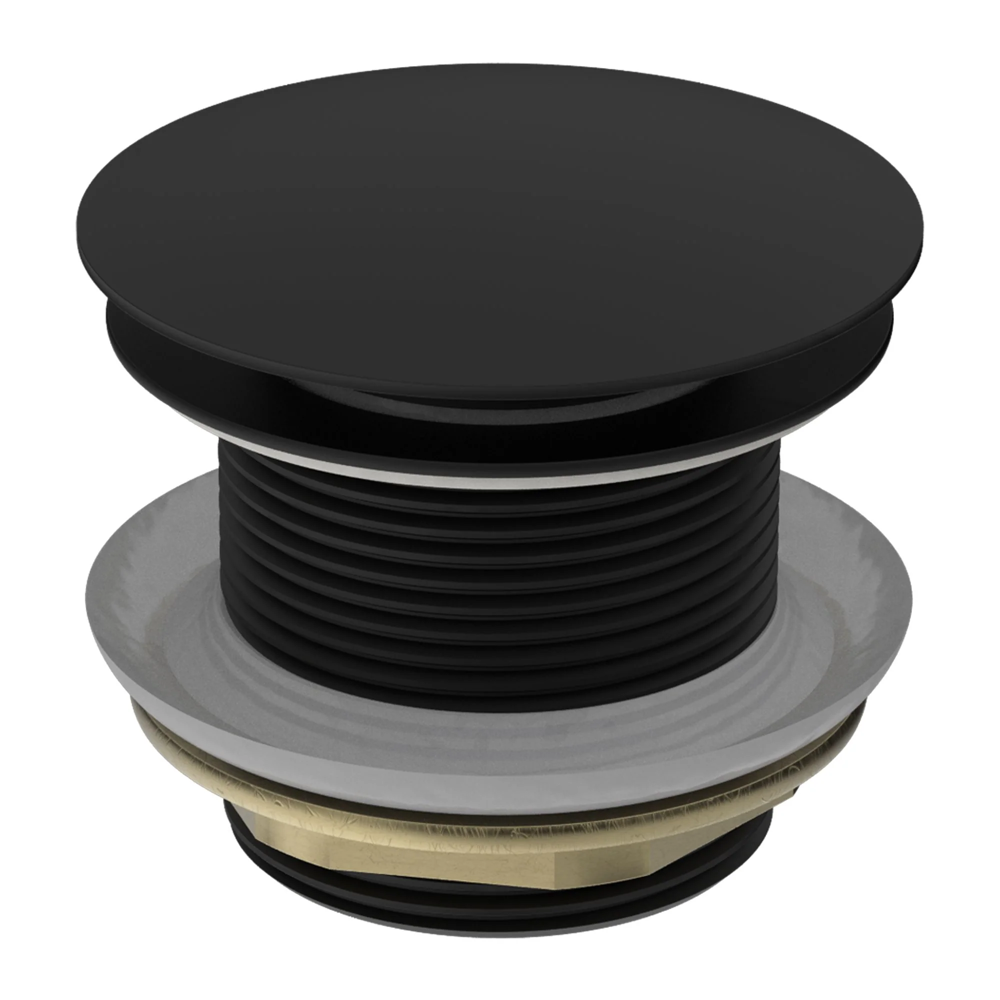 Nero 40mm Bath Pop-Up Plug With Removable Waste No Overflow - Black Matte