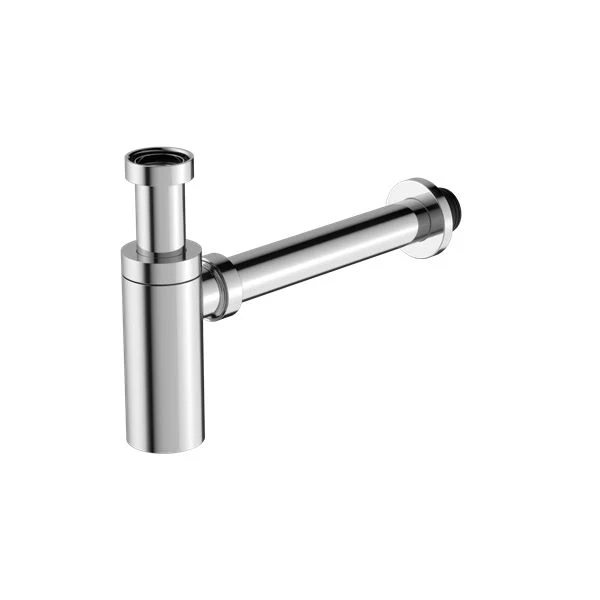 Nero 40mm Round Bottle Trap - Chrome