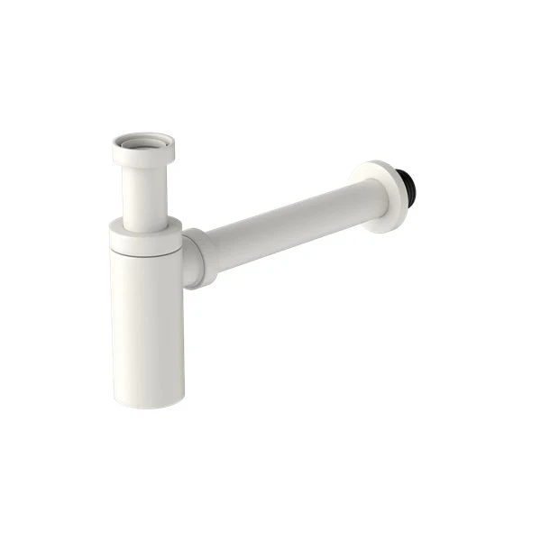 Nero 40mm Round Bottle Trap - White Matte