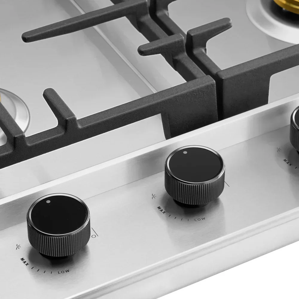 Omega 60cm Gas Cooktop - Stainless Steel - Image 8