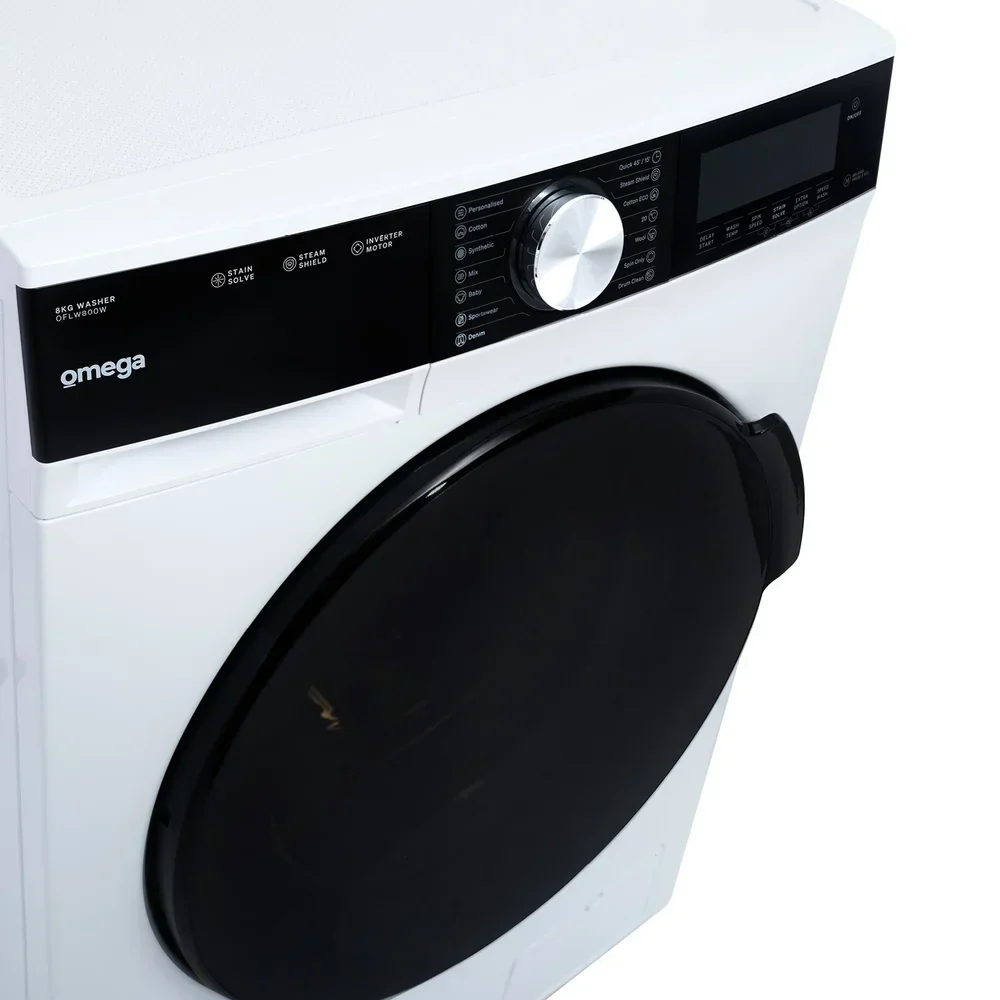 Omega 8kg Front Load Washing Machine - Image 6