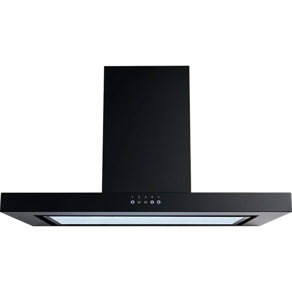 Omega 90cm Canopy Rangehood - Matte Black - Image 11