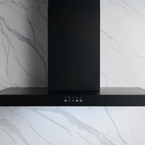 Omega 90cm Canopy Rangehood - Matte Black - Image 14