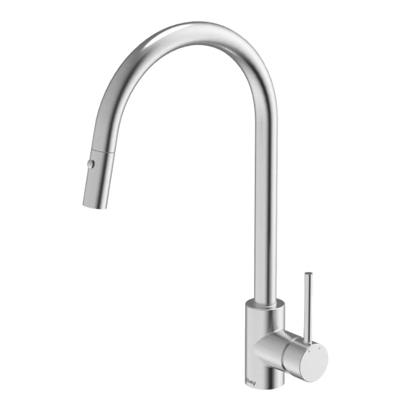 Abey 316 Gooseneck Pull Out Dual Spray Function Kitchen Mixer