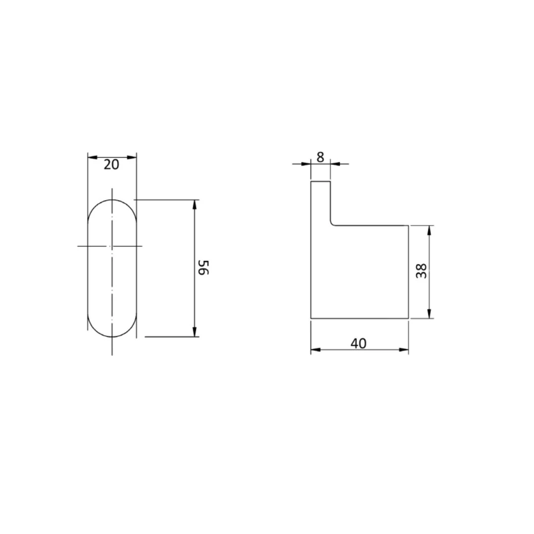 ACL Cora Robe Hook - Chrome - Image 3