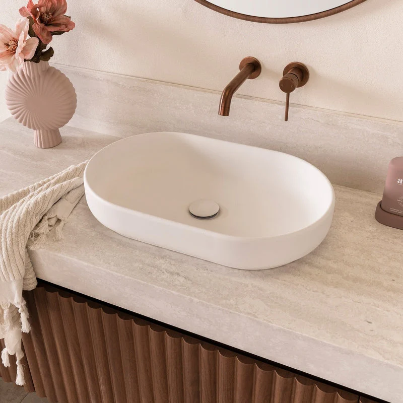ADP Marilyn 550mm Above Counter Basin - White Gloss - Image 4