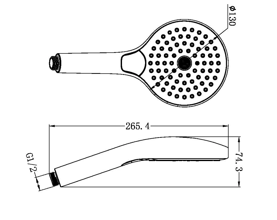 Nero Air Hand Shower II - Brushed Gold - Image 2