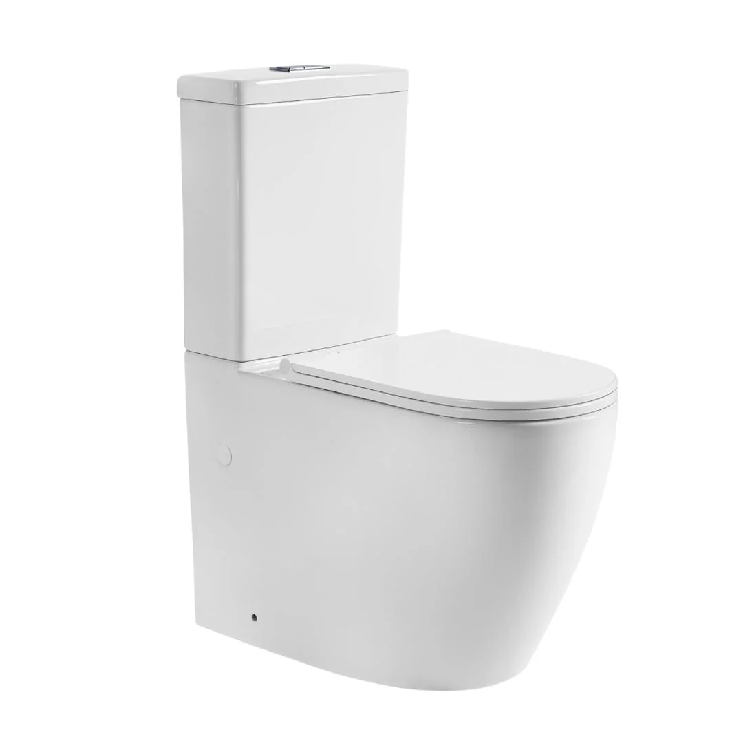 Linsol Ajax Back to Wall Rimless Toilet Suite - Image 4