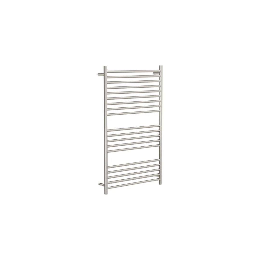 Linsol Allegra 19 Bar Wide Heated Towel Rail - Brushed Nickel - Image 3
