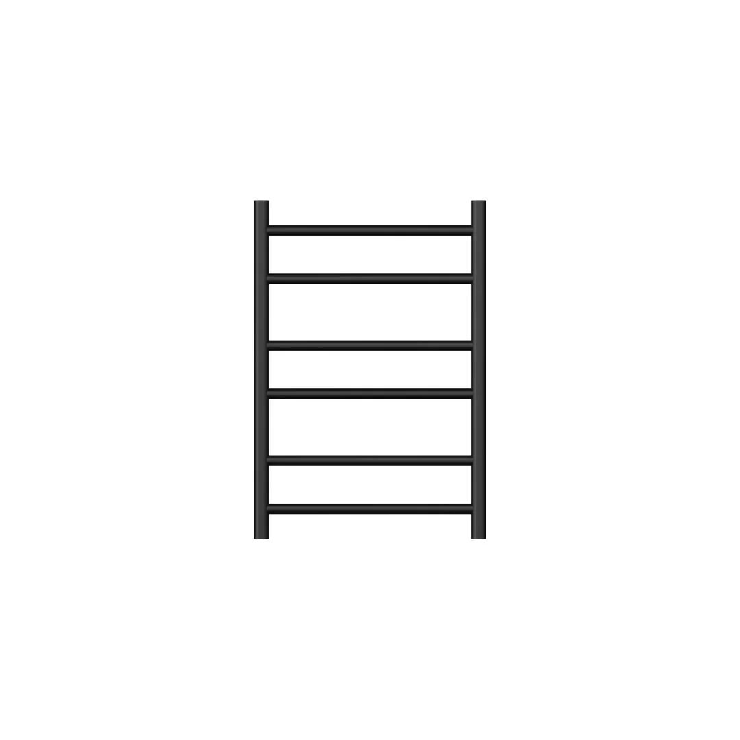 Linsol Allegra 6 Bar Heated Towel Rail - Matte Black - Image 2
