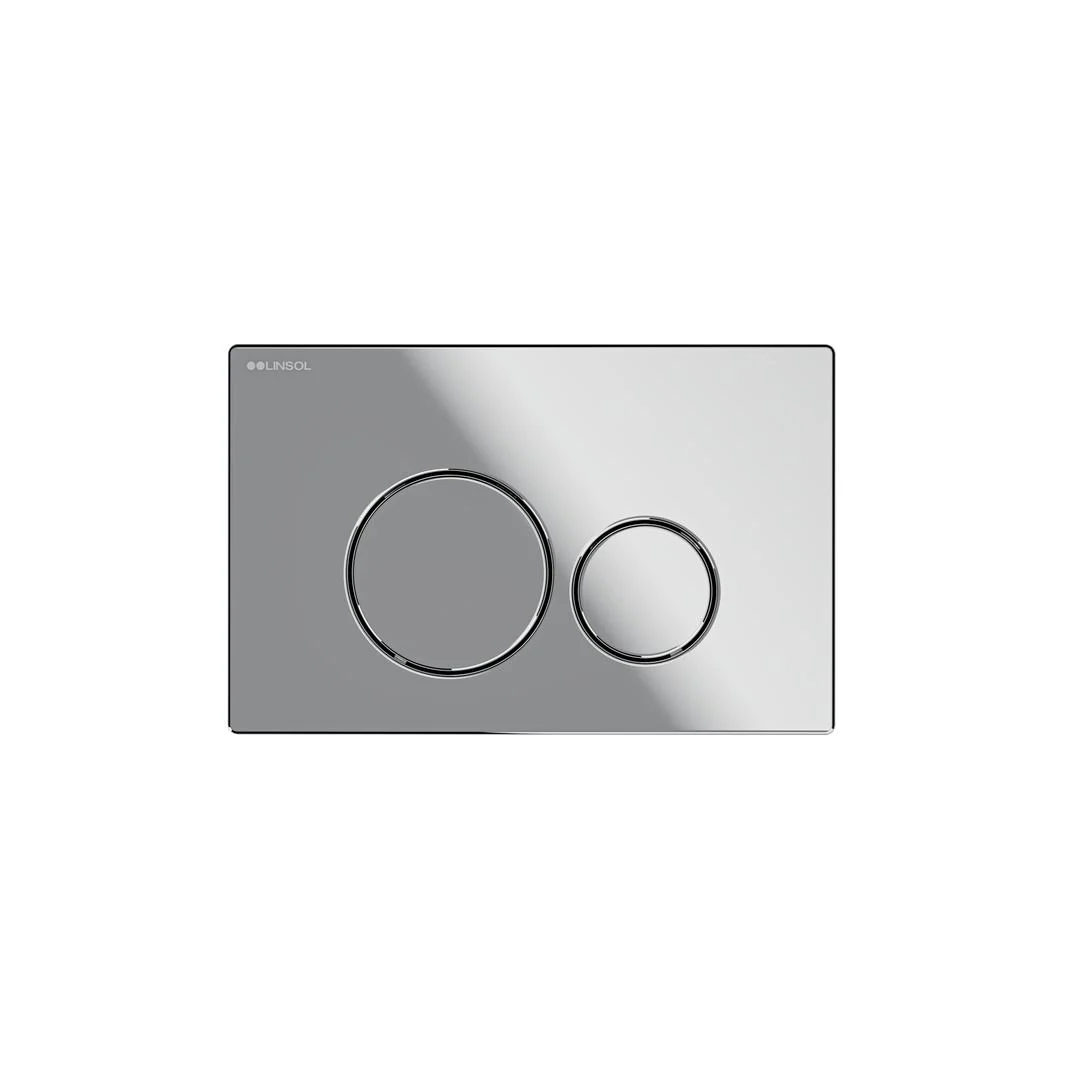 Linsol Anchor Stainless Steel Flush Plate - Chrome - Image 2