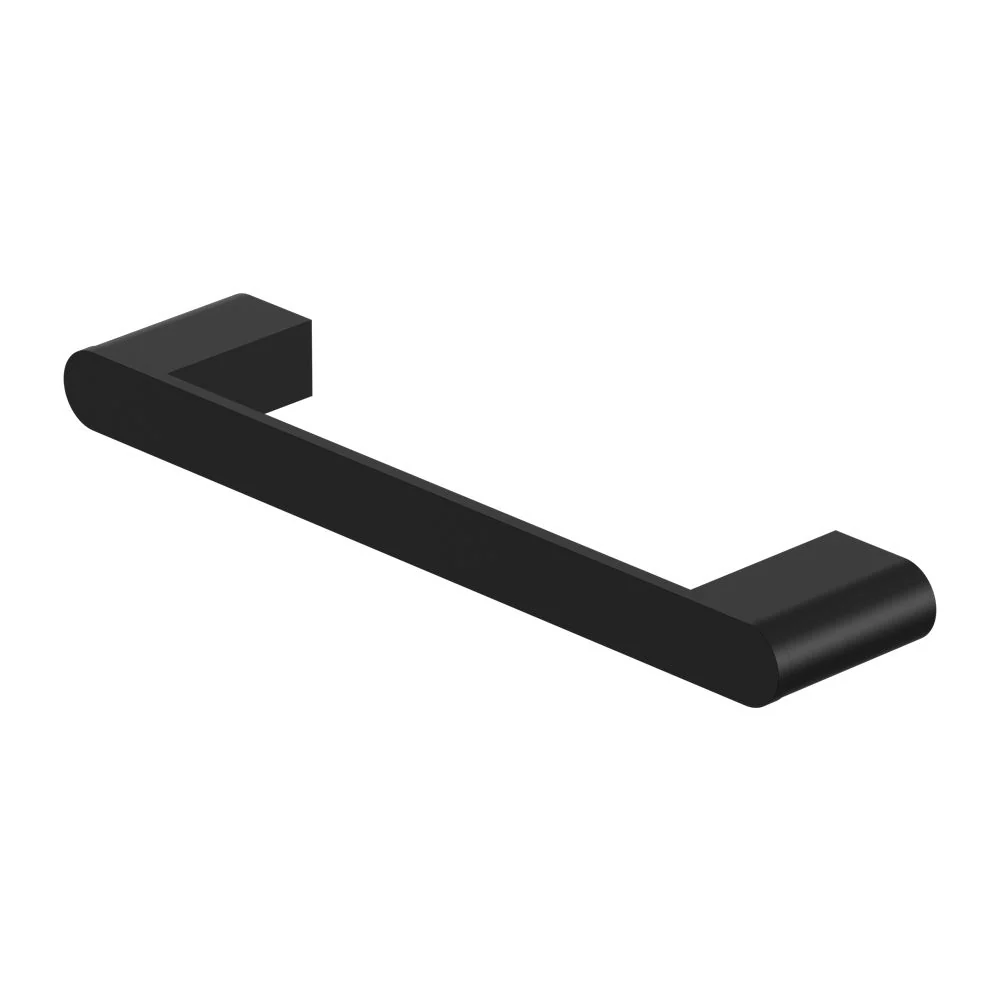 Nero Bianca Hand Towel Rail - Black Matte