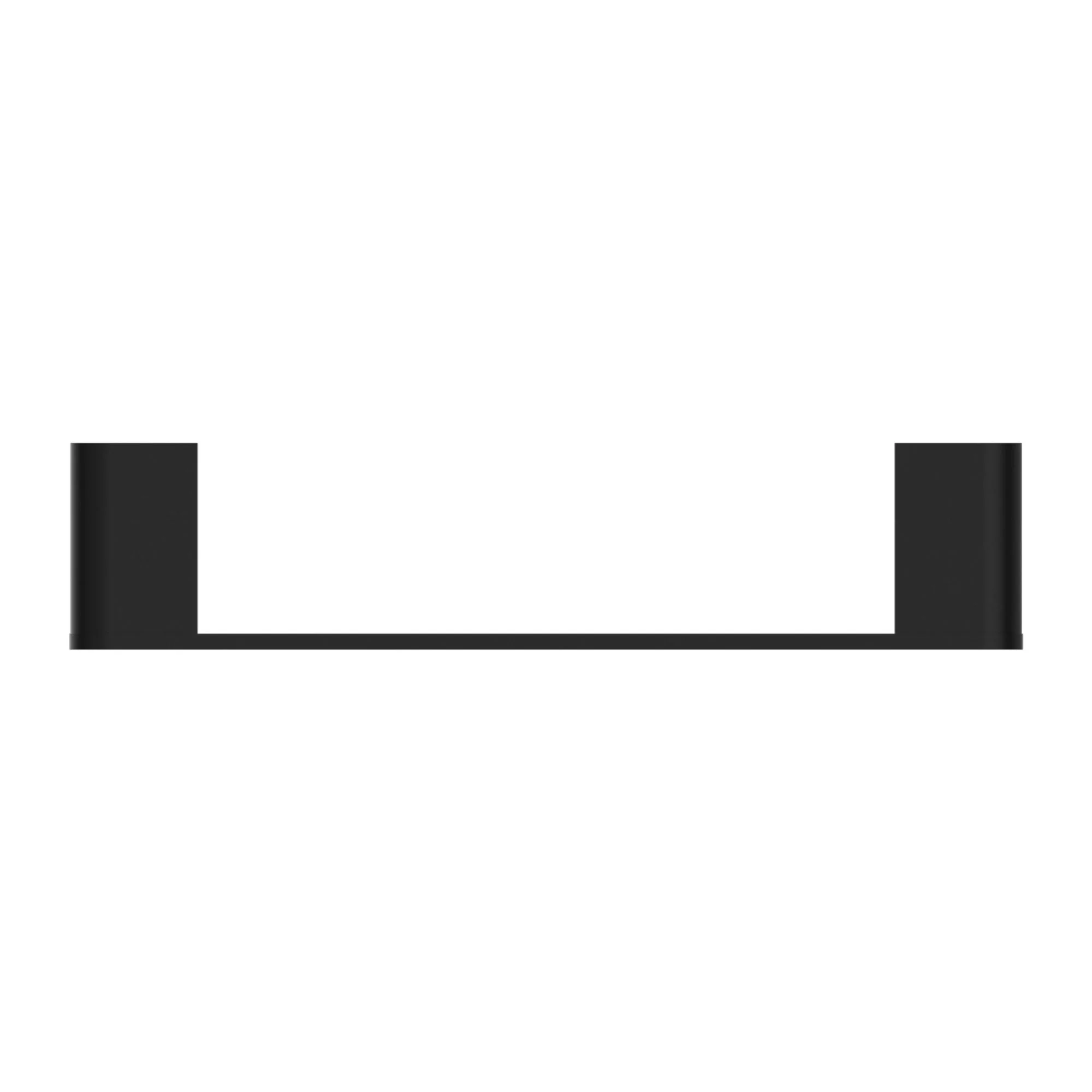 Nero Bianca Hand Towel Rail - Black Matte - Image 3