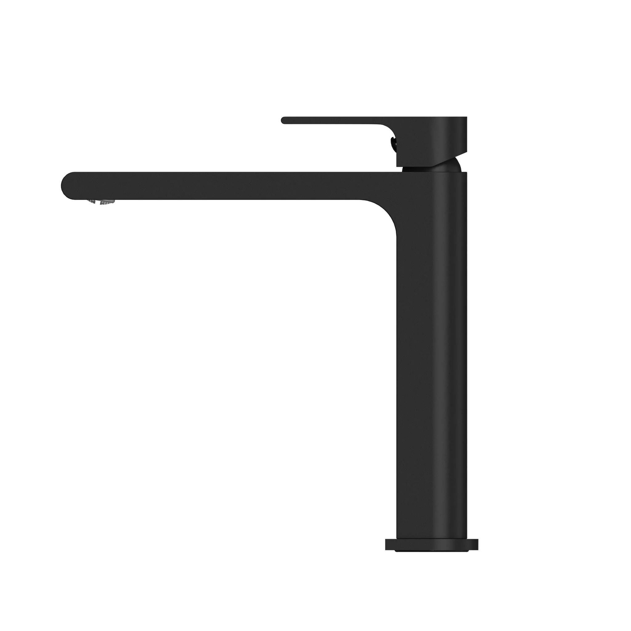 Nero Bianca Mid Tall Basin Mixer - Black Matte - Image 2