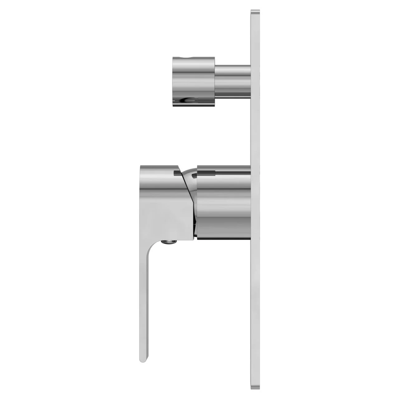 Nero Bianca Shower Mixer With Diverter - Chrome - Image 2