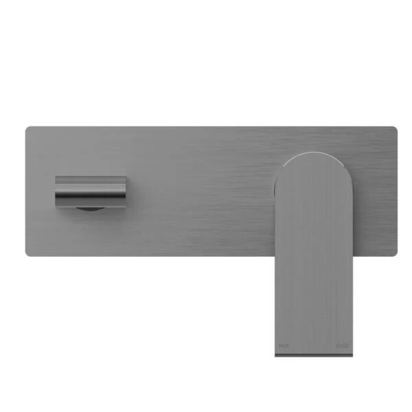 Nero Bianca Wall Basin/Bath Mixer - Gun Metal - Image 2