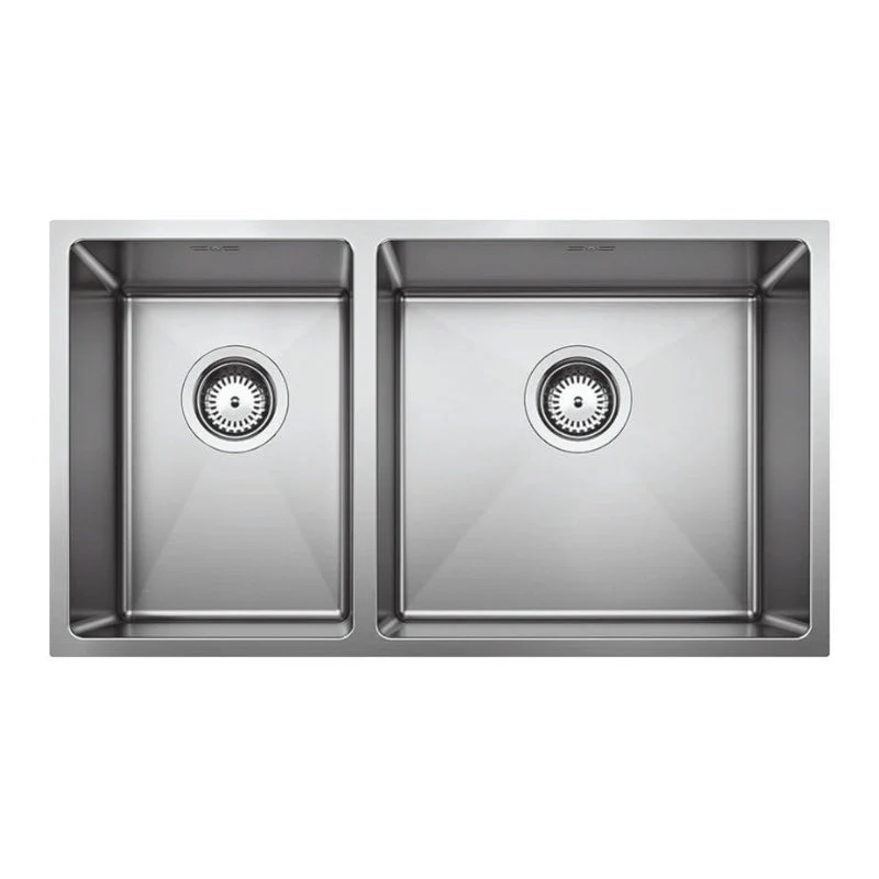 Blanco QUATRUS R15 400/200-IU Double Bowl Inset / Undermount Sink - Right Hand Bowl
