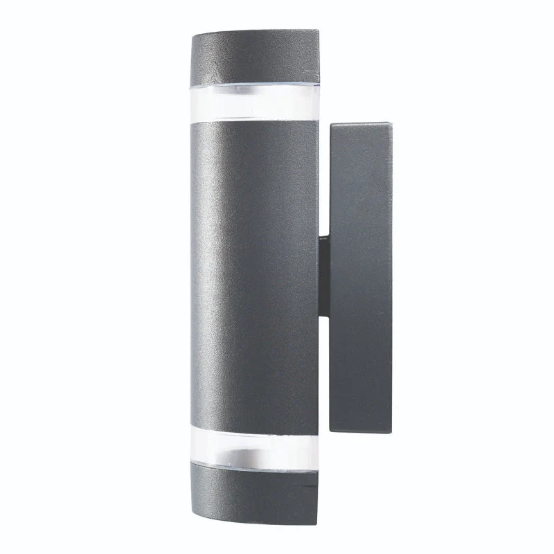 Brilliant Dormon Up/Down Exterior Wall Light - Charcoal - Image 2