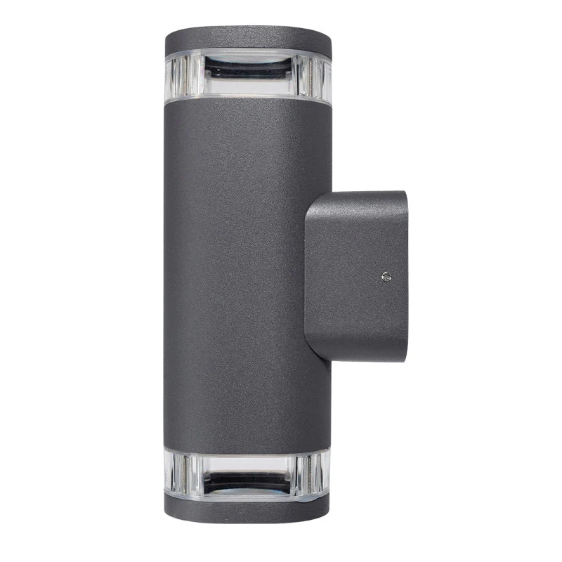 Brilliant Glenelg-Ambient LED Up/Down Exterior Wall Light - Charcoal - Image 3