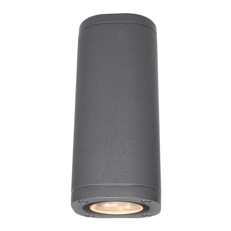 Brilliant Glenelg LED Up/Down Exterior Wall Light - Charcoal - Image 3