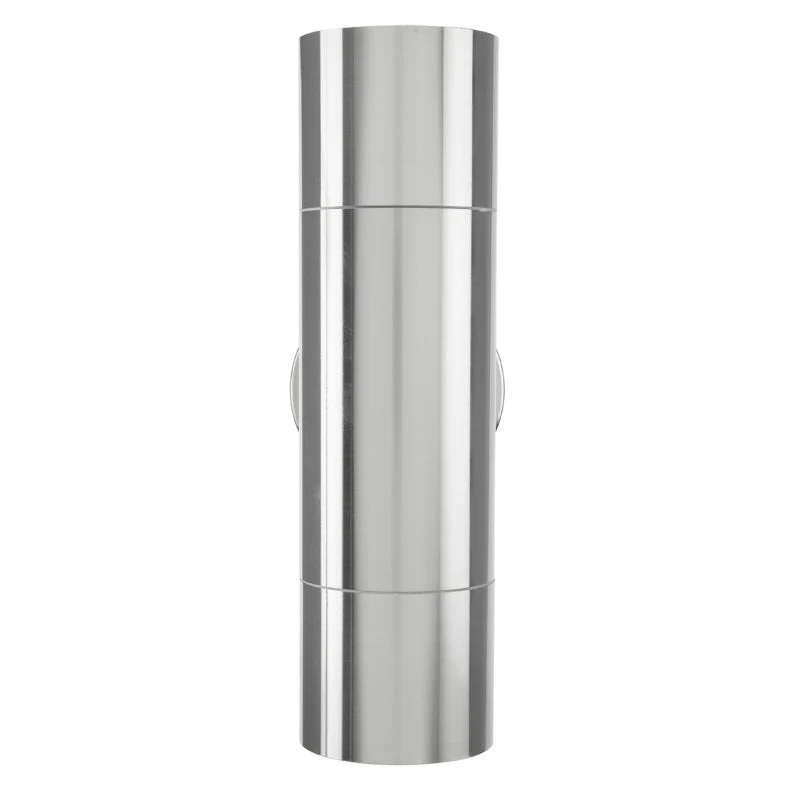 Brilliant Seaford Up/Down LED Wall Light - Brushed Chrome - Image 3