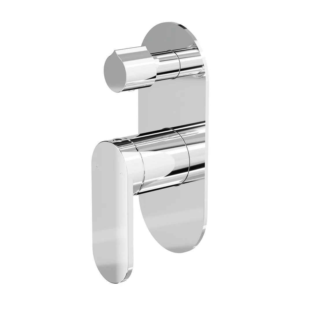 Linsol Capo 1-Plate Wall Mixer with Divertor - Chrome