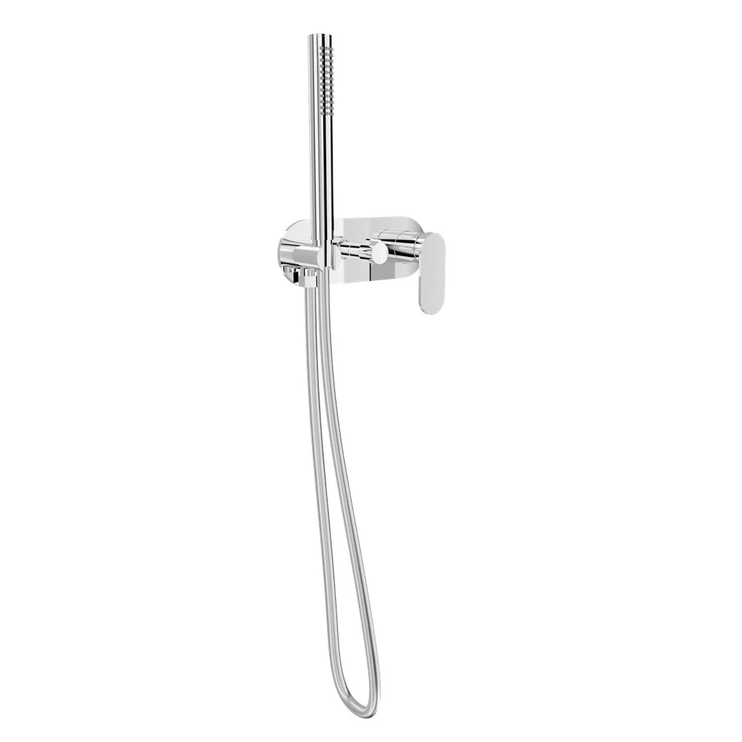 Linsol Capo 1-Plate Wall Mixer with Hand Shower -  Chrome - Image 2