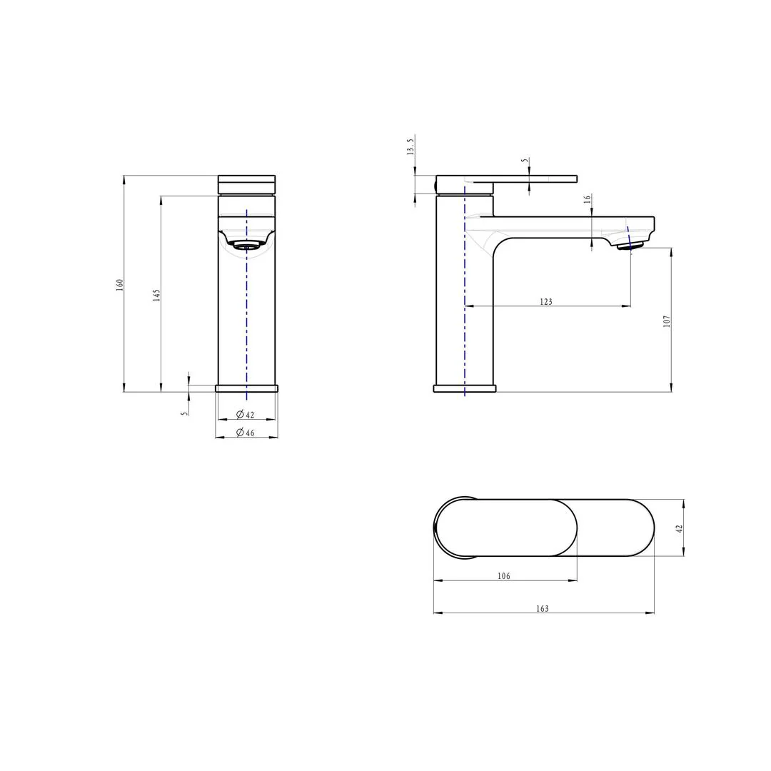 Linsol Capo Basin Mixer - Chrome - Image 2