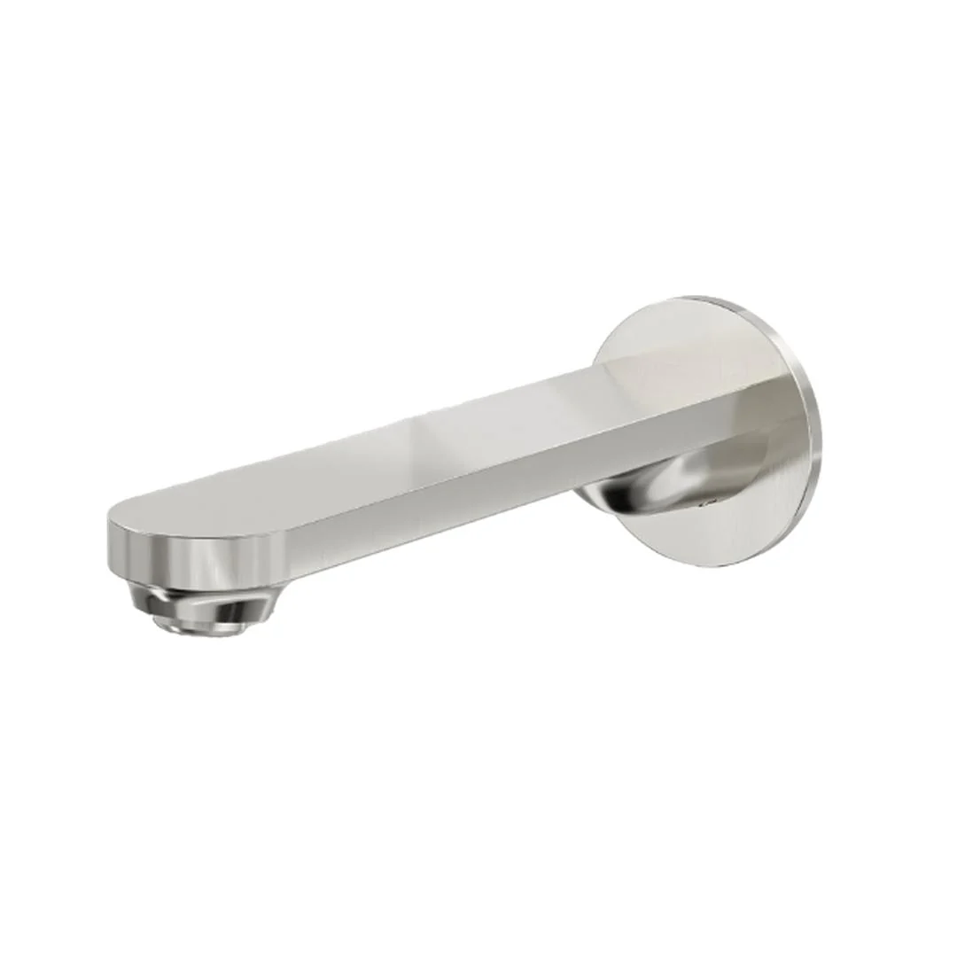 Linsol Capo Wall Mount Basin or Bath Spout - Brushed Nickel