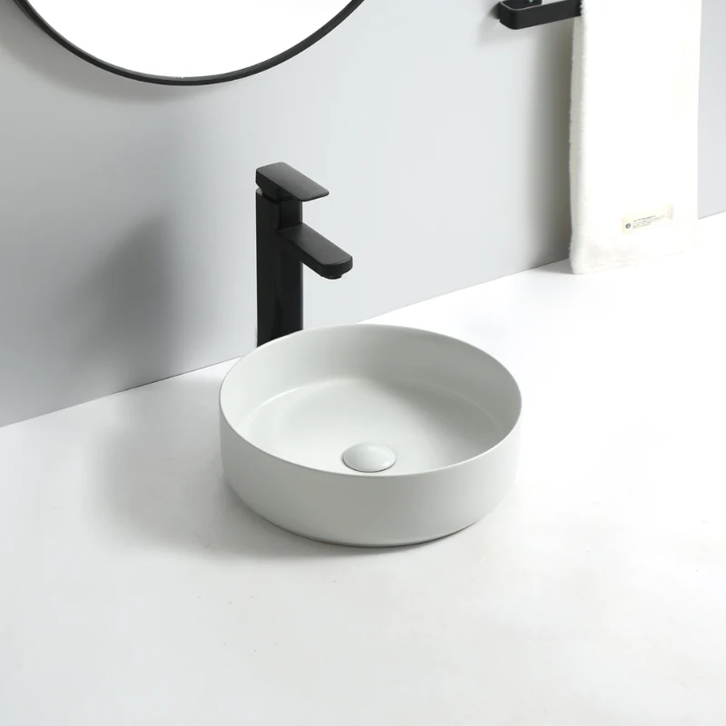 Capri 360mm Circle - White Matte