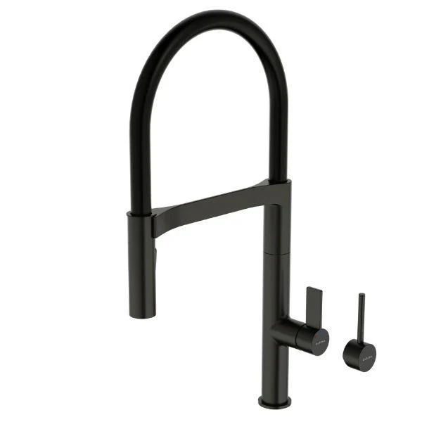 Caroma Liano II Pull Down Kitchen Sink Mixer Lead Free - Black Matte