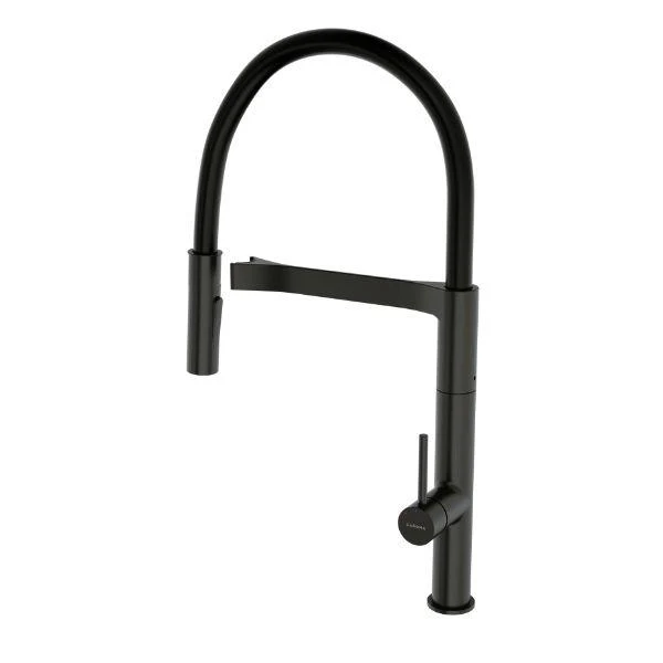 Caroma Liano II Pull Down Kitchen Sink Mixer Lead Free - Black Matte - Image 2