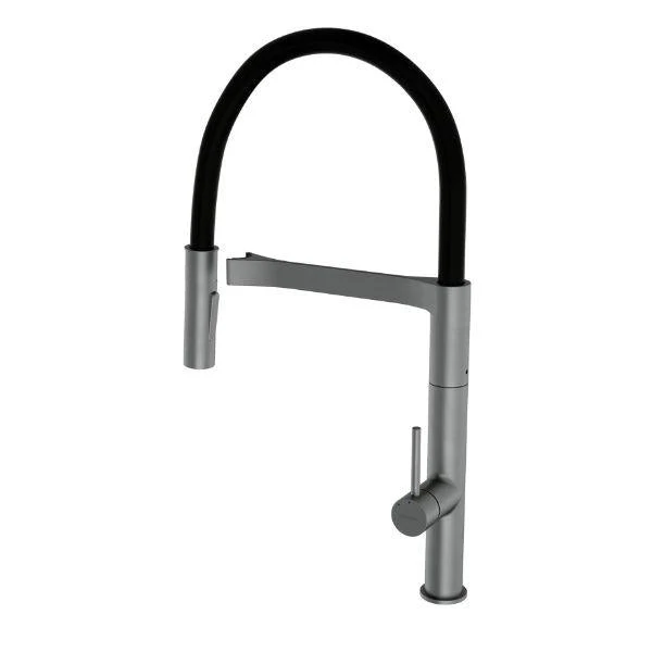 Caroma Liano II Pull Down Kitchen Sink Mixer - Gun Metal Grey - Image 2