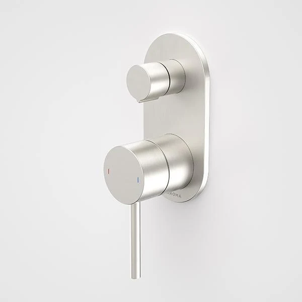 Caroma Liano II Bath/Shower Mixer With Diverter - Brushed Nickel