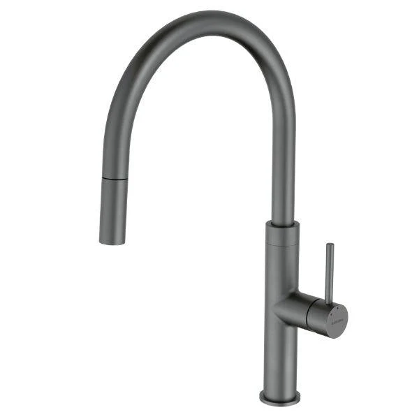 Caroma Liano II Pull Out Kitchen Sink Mixer - Gun Metal Grey