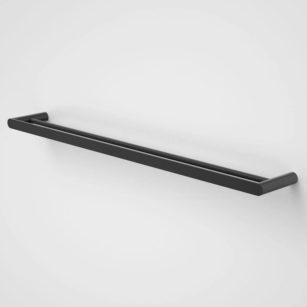 Caroma Urbane II Double Towel Rail - Black Matte