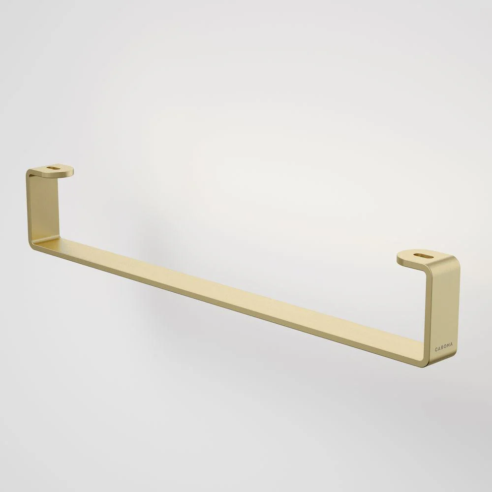 Caroma Urbane II Hand Wall Basin Integrated Rail - Brushed Brass