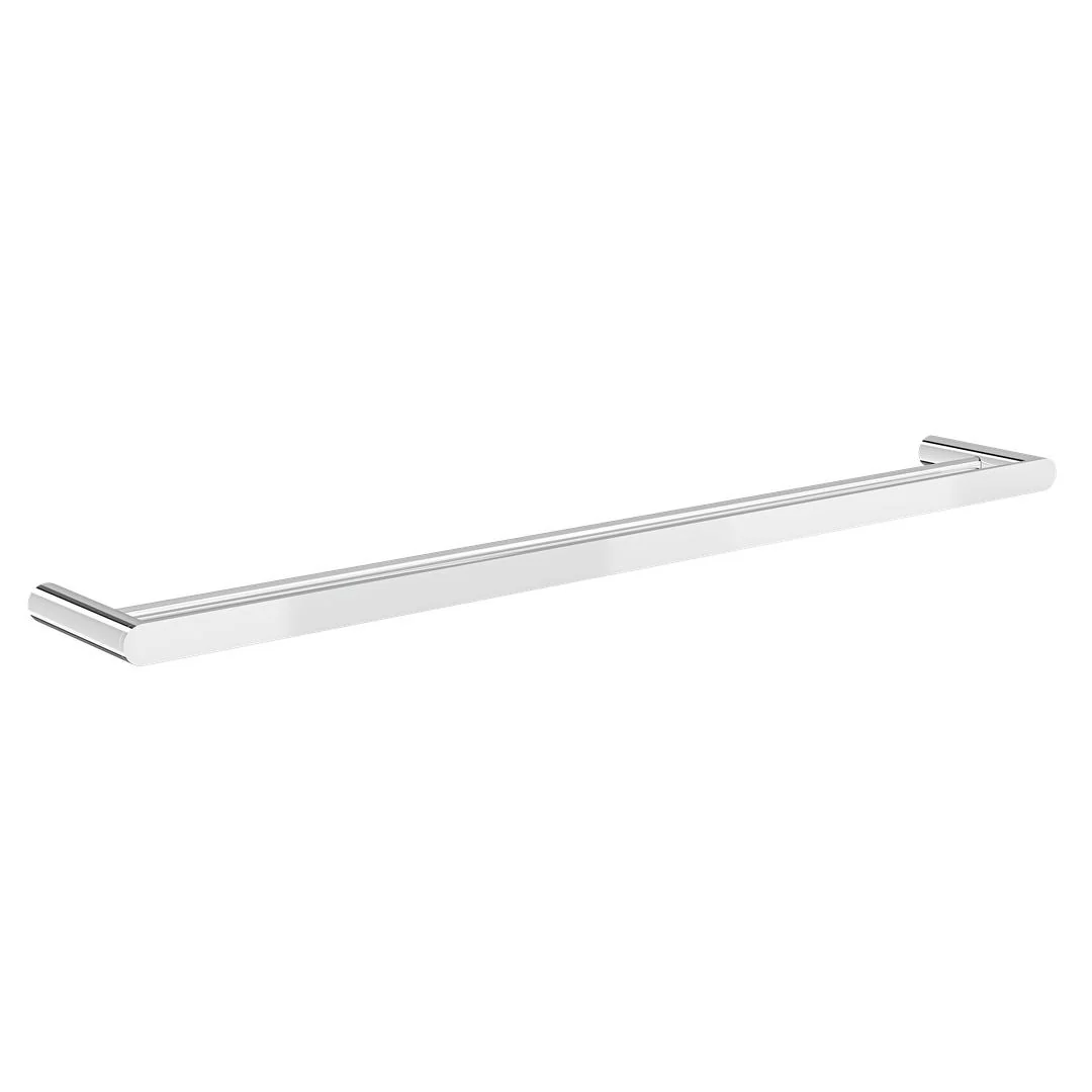 Linsol Circle 800mm Double Towel Rail - Chrome - Image 2