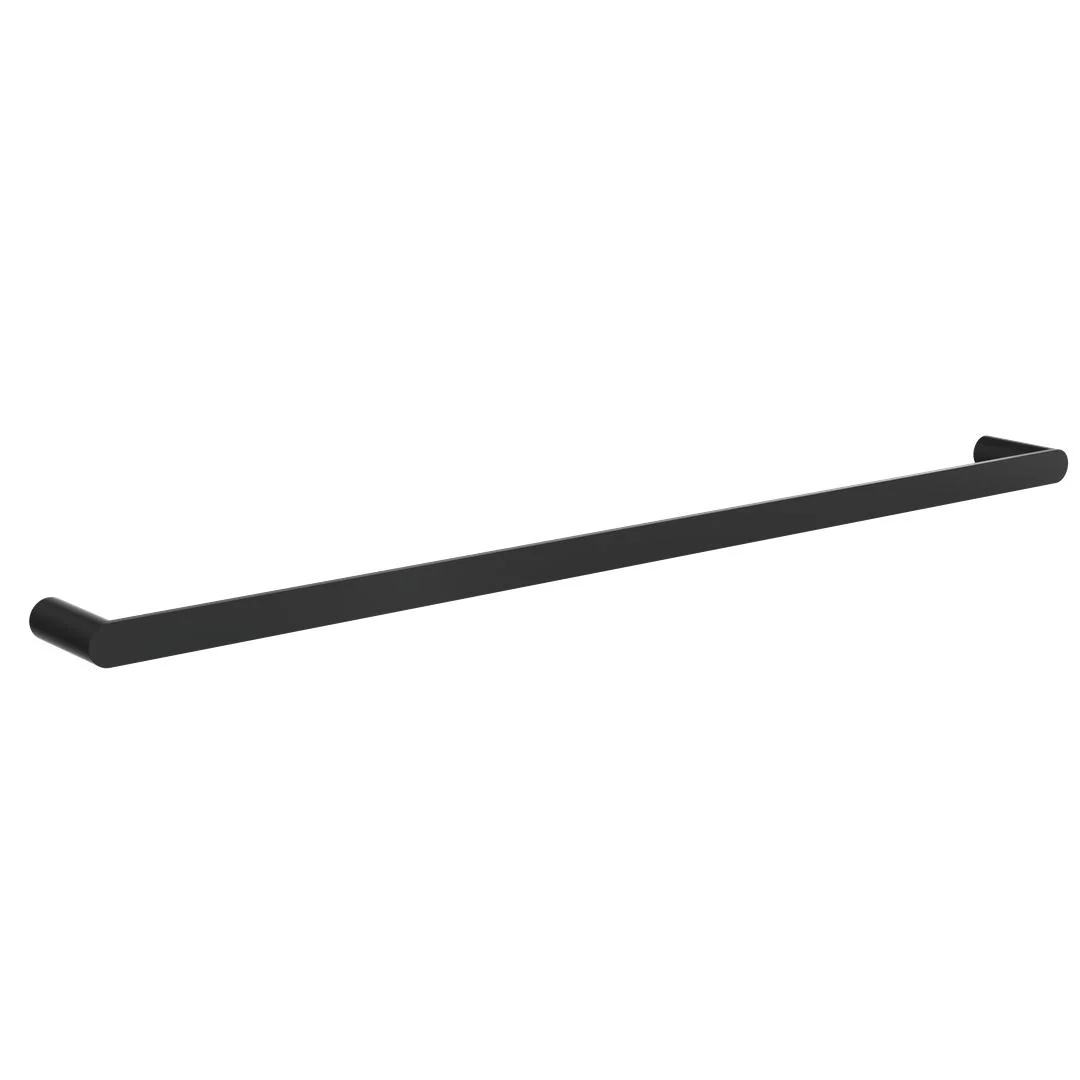 Linsol Circle 800mm Single Towel Rail - Matte Black - Image 2