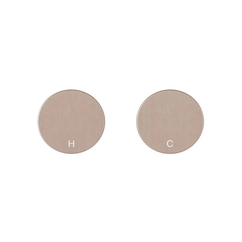 Meir Circular Wall Taps - Champagne - Image 2
