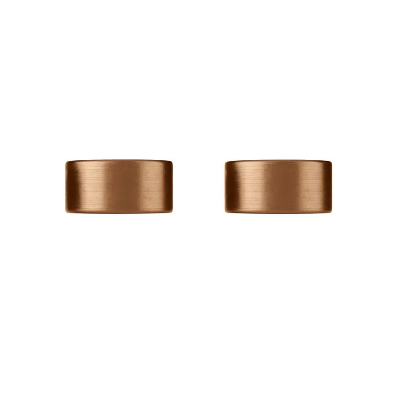 Meir Circular Wall Taps - Lustre Bronze - Image 4