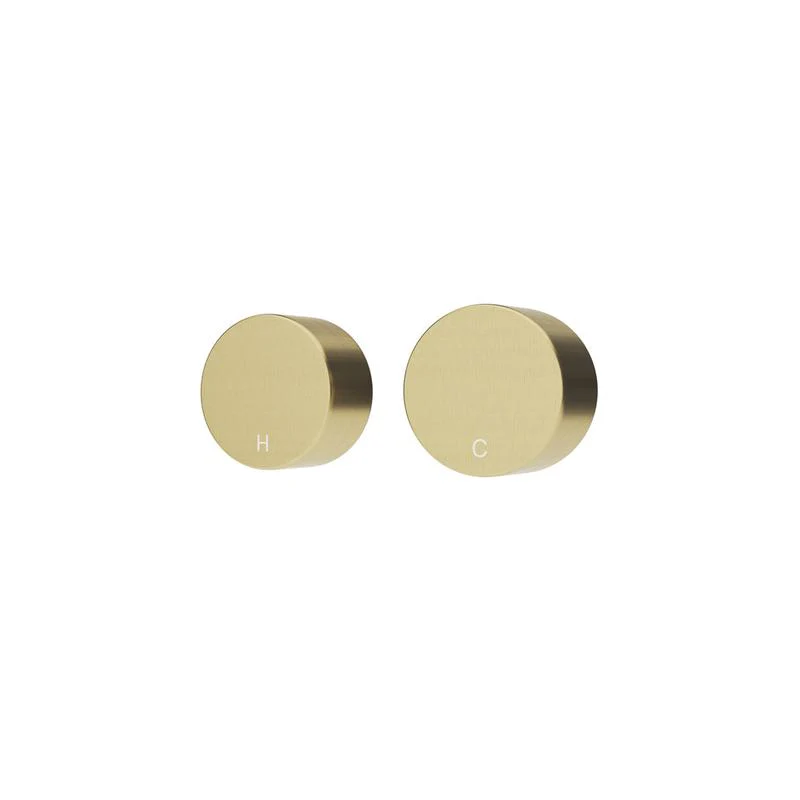 Meir Circular Wall Taps - PVD Tiger Bronze - Image 4