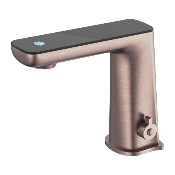 Nero Claudia Sensor Mixer With Black Top Display - Brushed Bronze