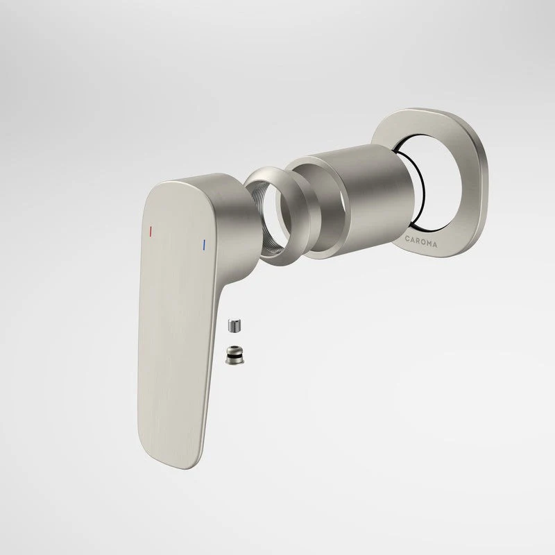 Caroma Contura II Bath/Shower Mixer - Trim Kit - Brushed Nickel
