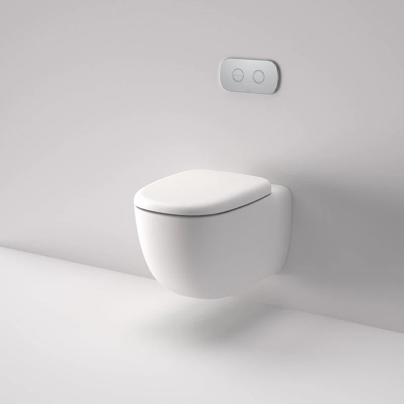 Caroma Contura II Cleanflush Wall Hung Invisi Series II Suite - White Matte
