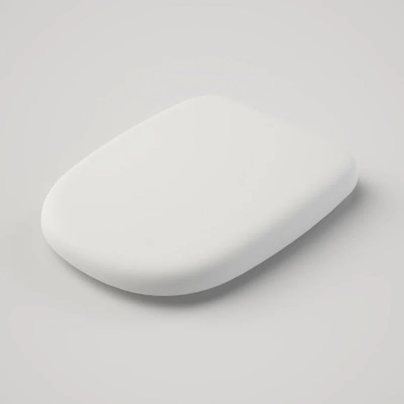 Caroma Contura II Toilet Seat Soft Close - White Matte - Image 3