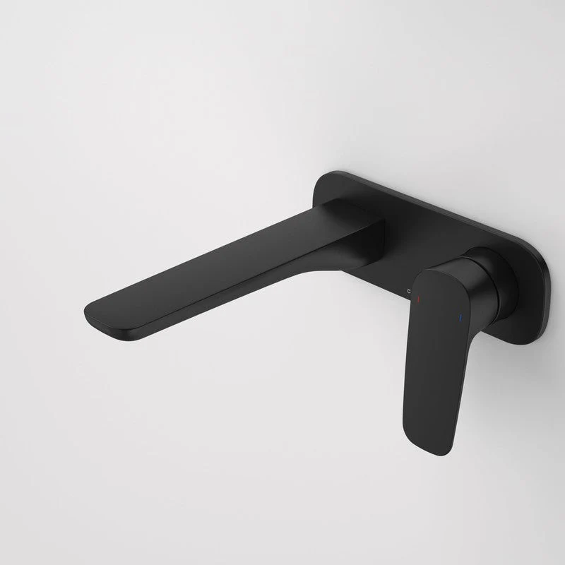 Caroma Contura II Wall Basin/Bath Mixer 180mm - Black Matte
